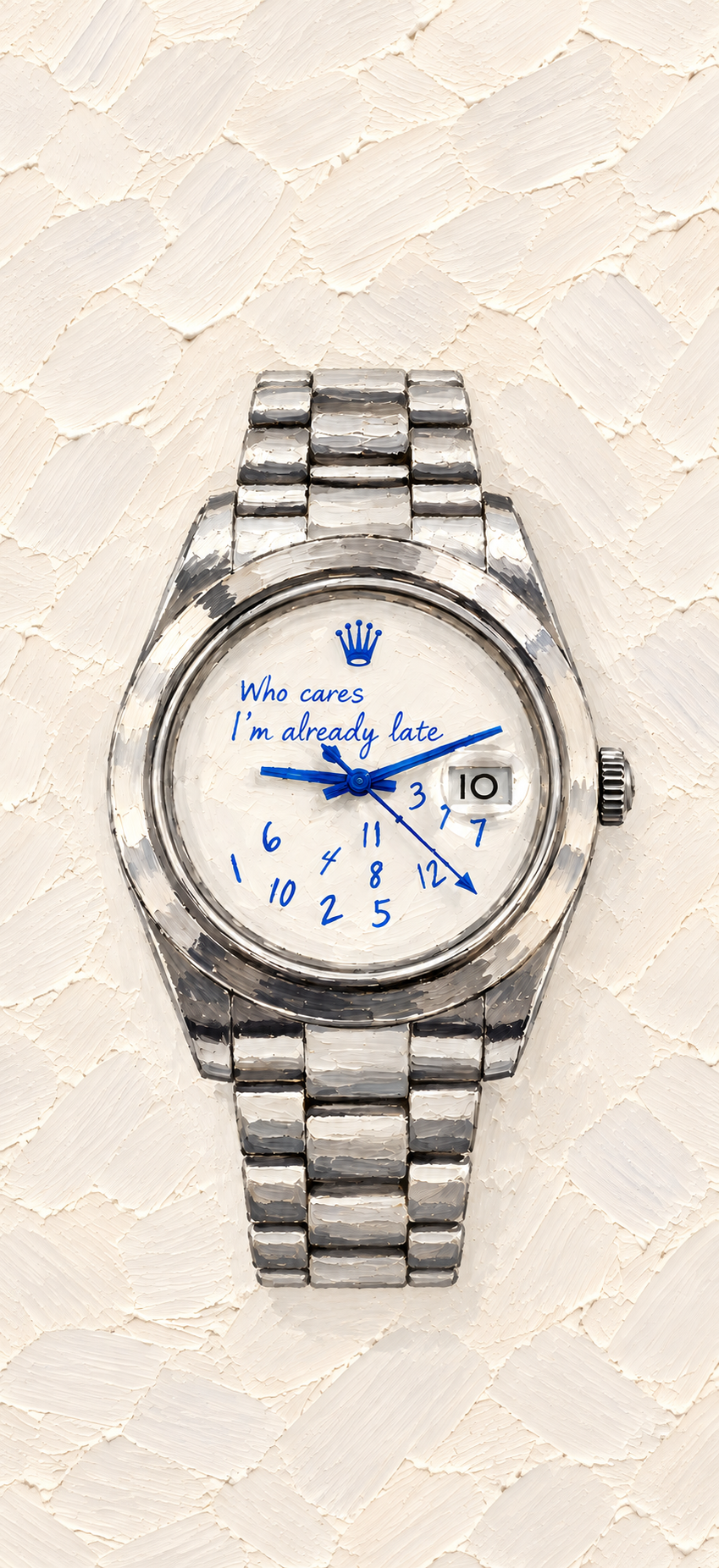 A monochrome watch wallpaper from Volume II
